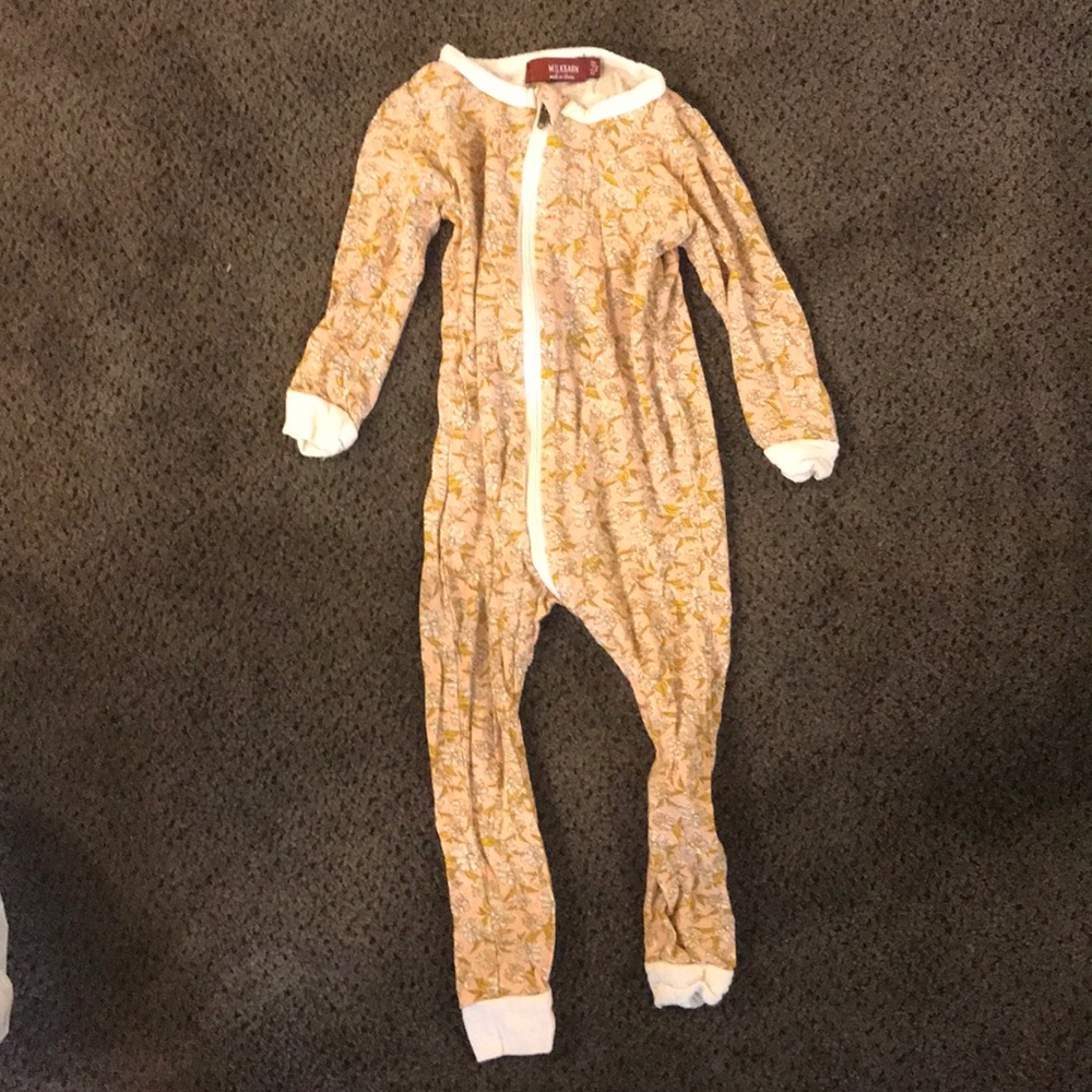 Girls floral onesie